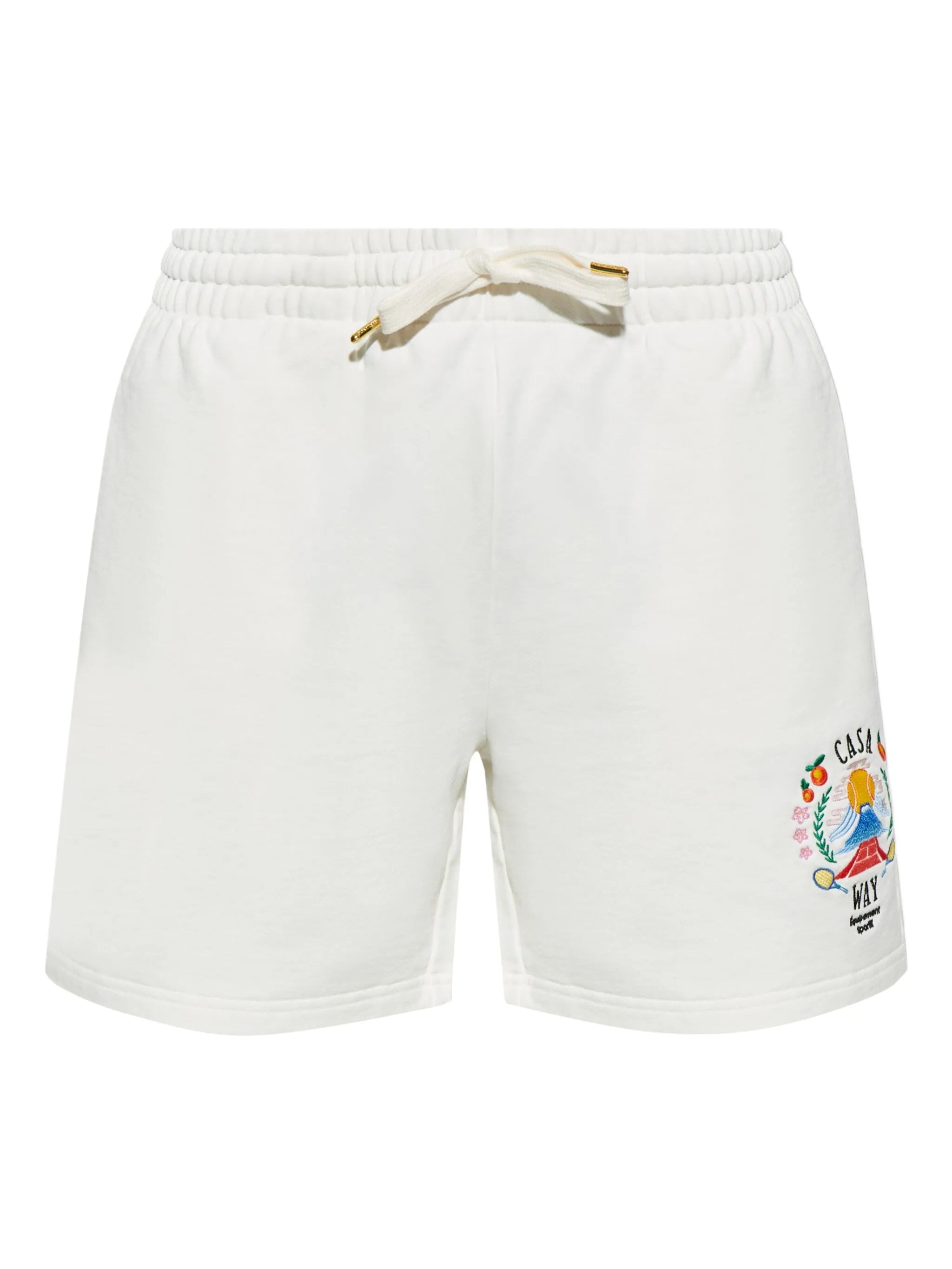 CASA WAY MOUNTAIN EMBROIDERED SWEATSHORTS