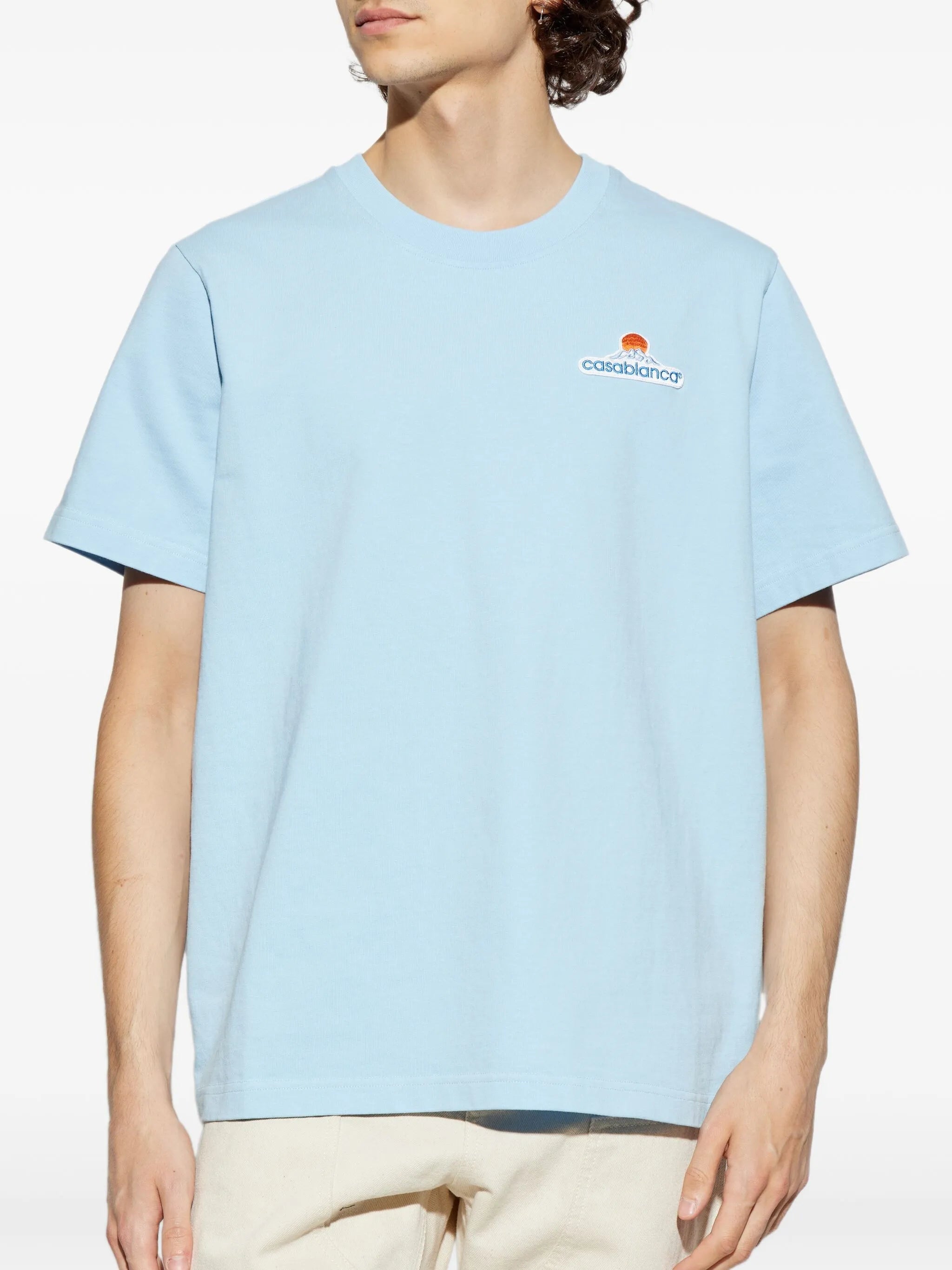 CASABLANCA MONTAGNE PATCH T-SHIRT