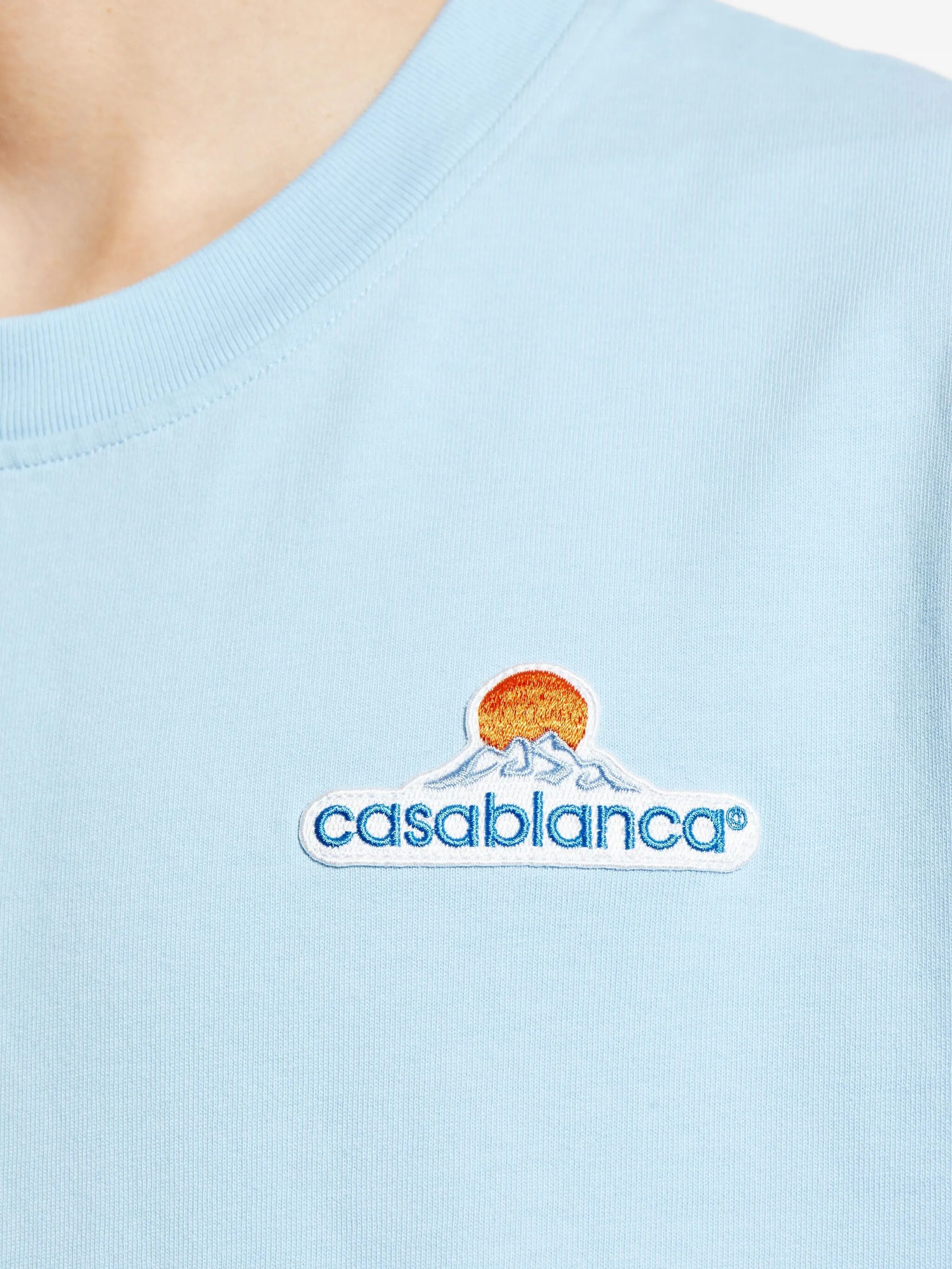 CASABLANCA MONTAGNE PATCH T-SHIRT