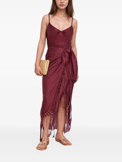 ELARA PAREO WITH FRINGE