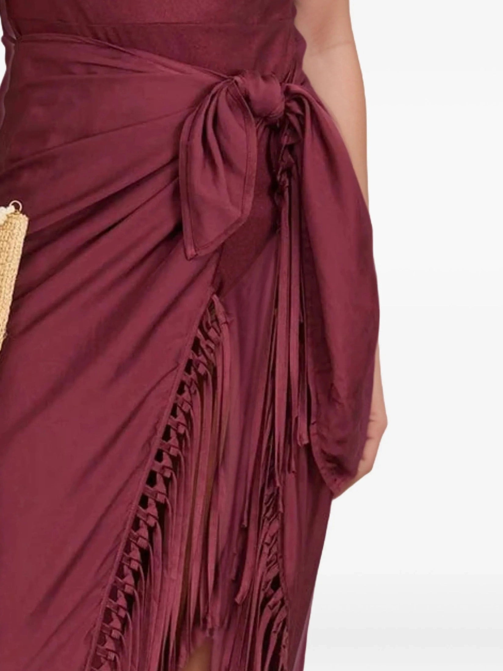Elara pareo with fringe