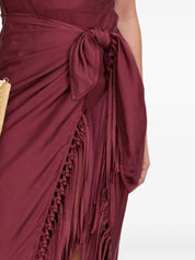 ELARA PAREO WITH FRINGE