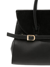 River small suede top handle bag