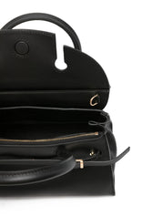 River small suede top handle bag