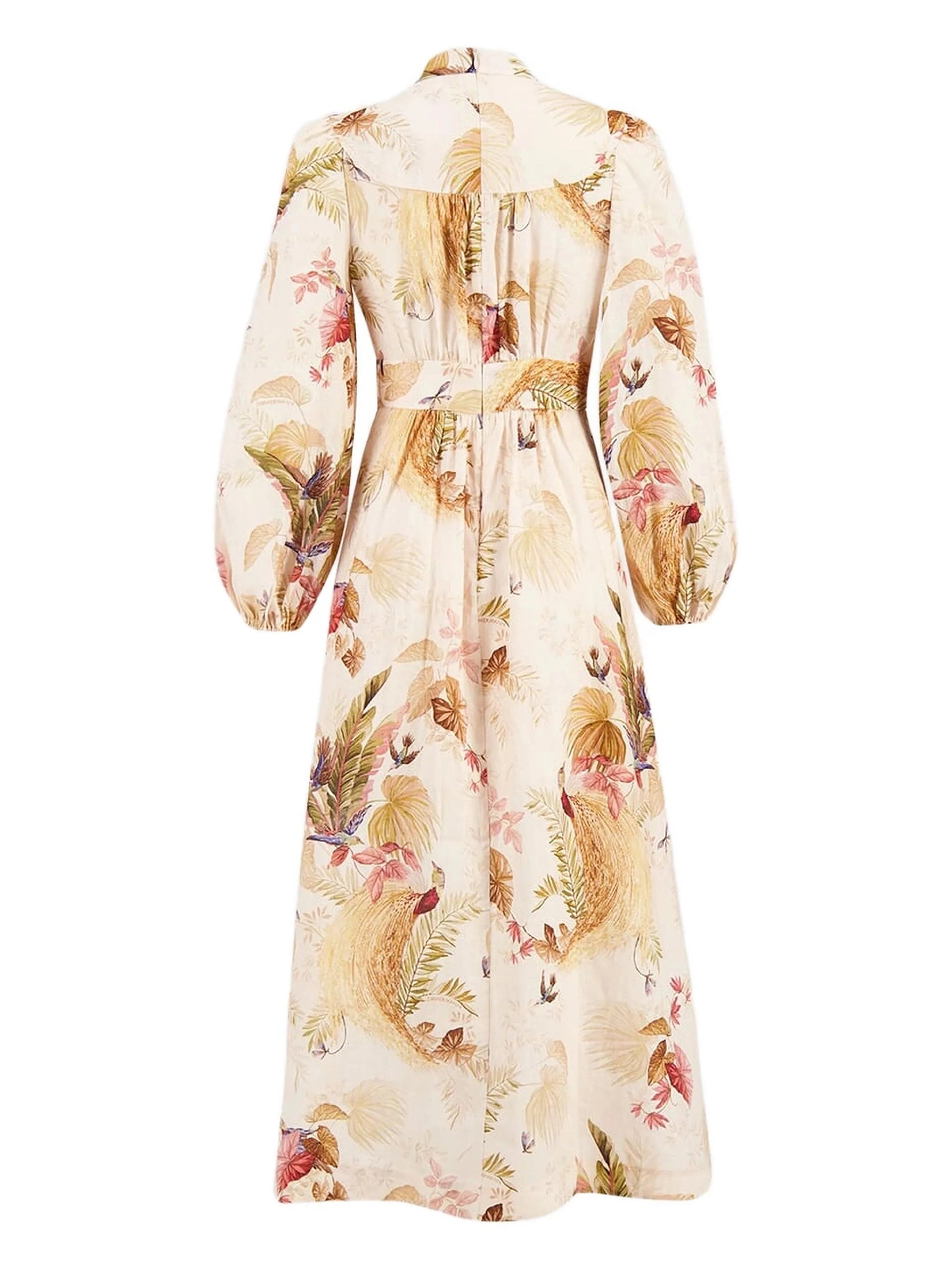 Ascension plunge midi dress