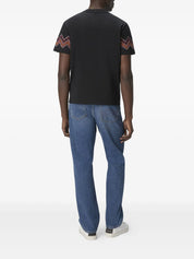 T-shirt with maxi chevron insert