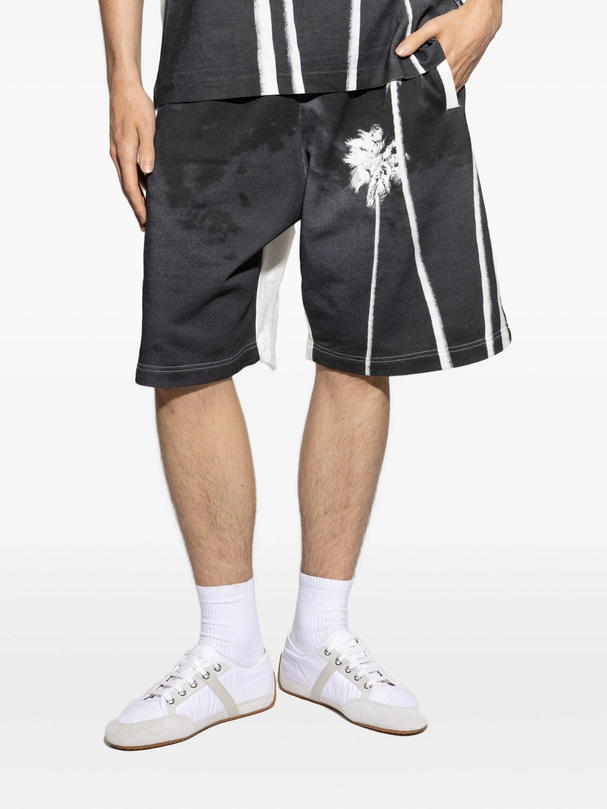 DEC PALM CULTURE SWEATSHORT OFF WHITE