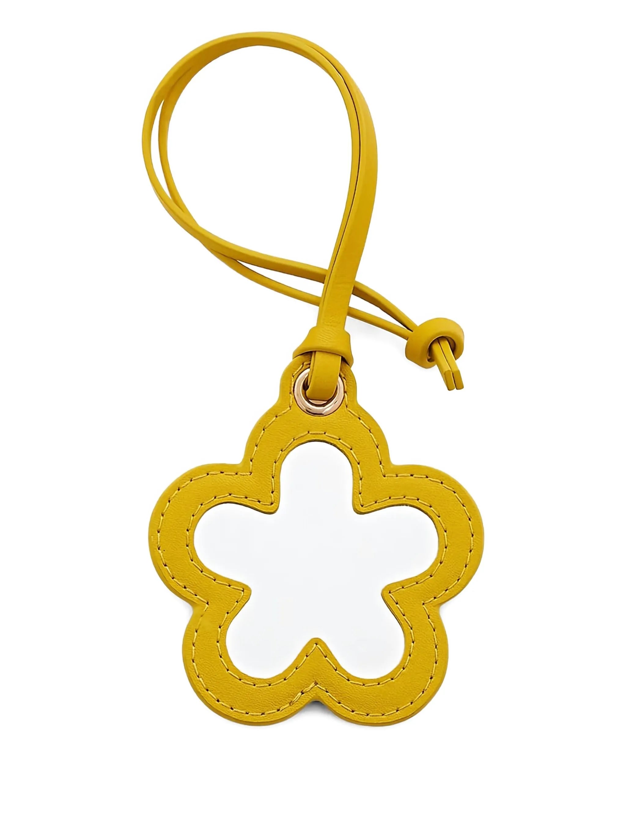 The daisy mirror bag charm
