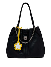The daisy mirror bag charm