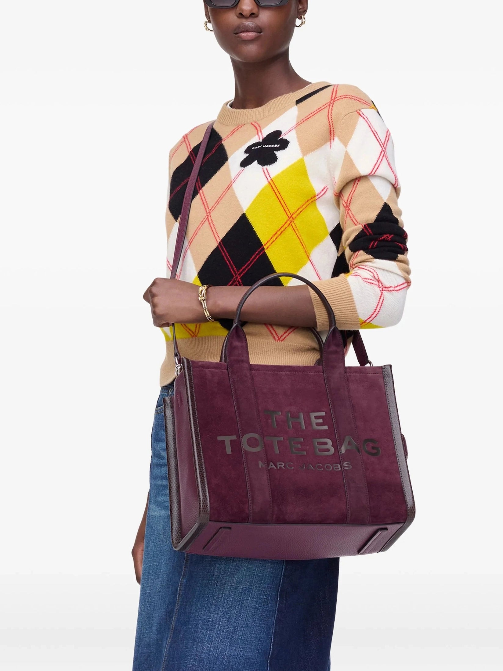 The Suede Medium Tote Bag