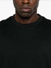 Gassed Cotton T-Shirt - Black