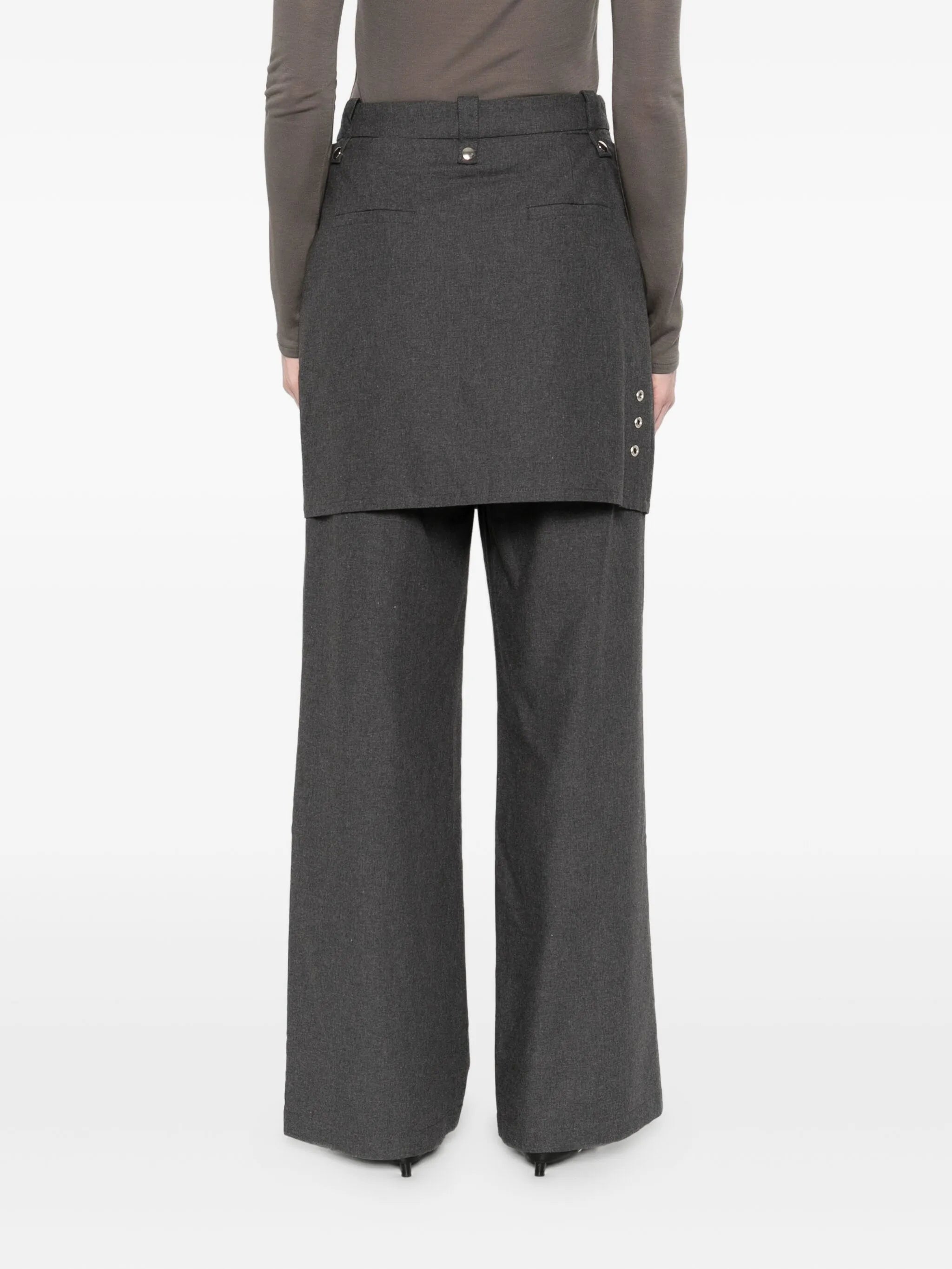 LILIANA GREY DENIM TROUSERS