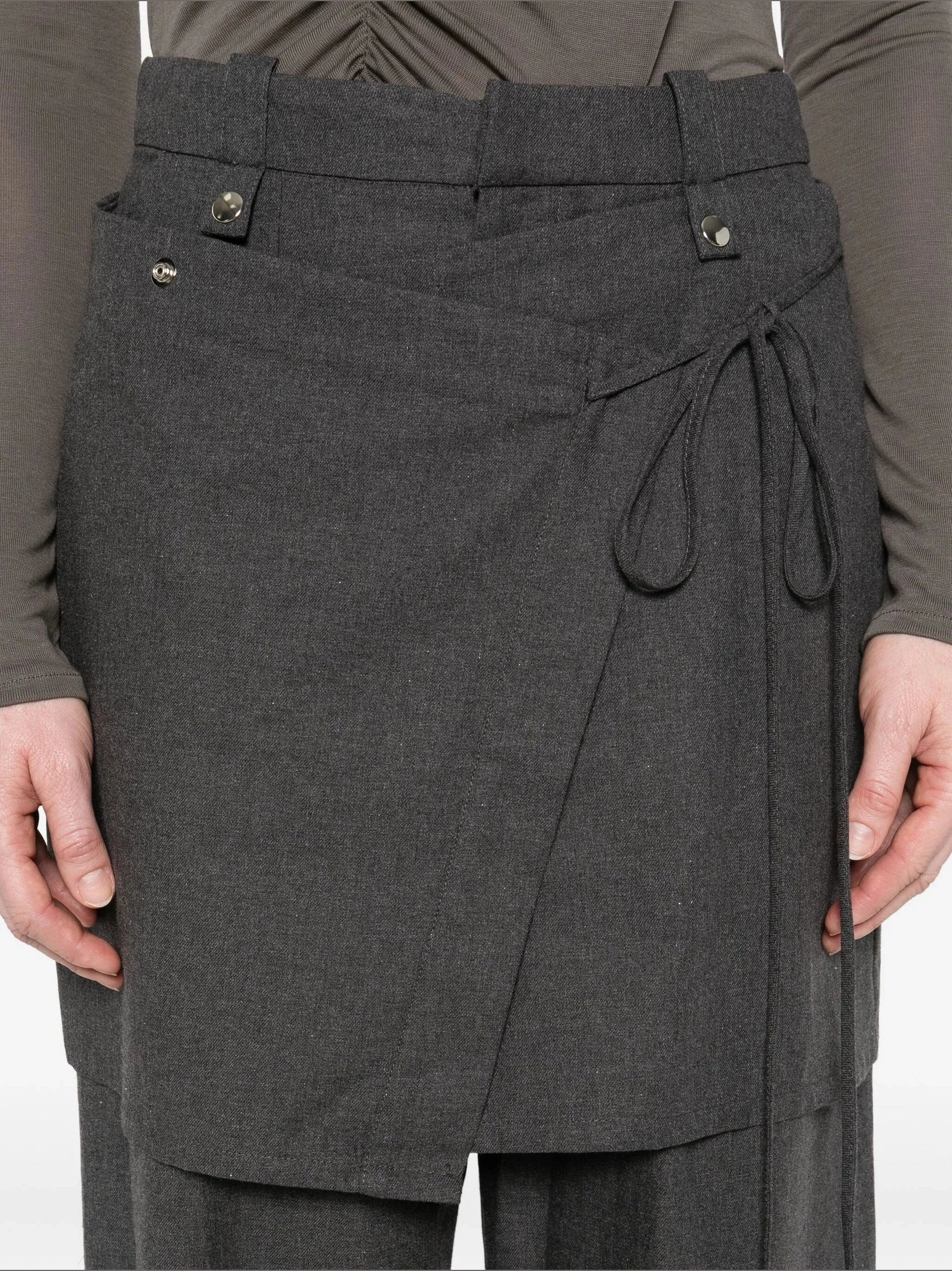 Liliana grey denim trousers