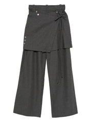 LILIANA GREY DENIM TROUSERS