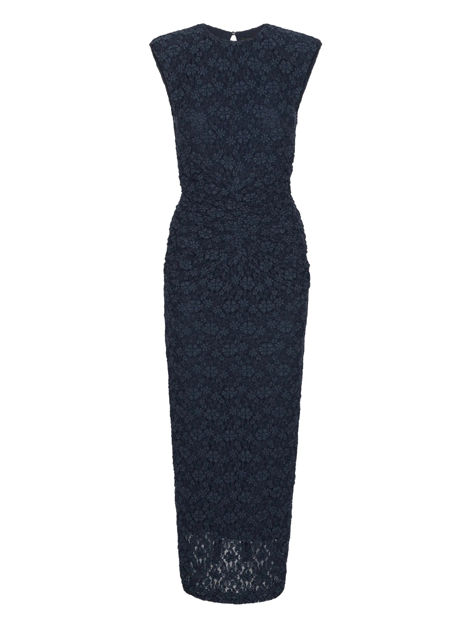Lace long midi dress