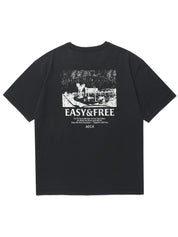 Still free half sleeve tee