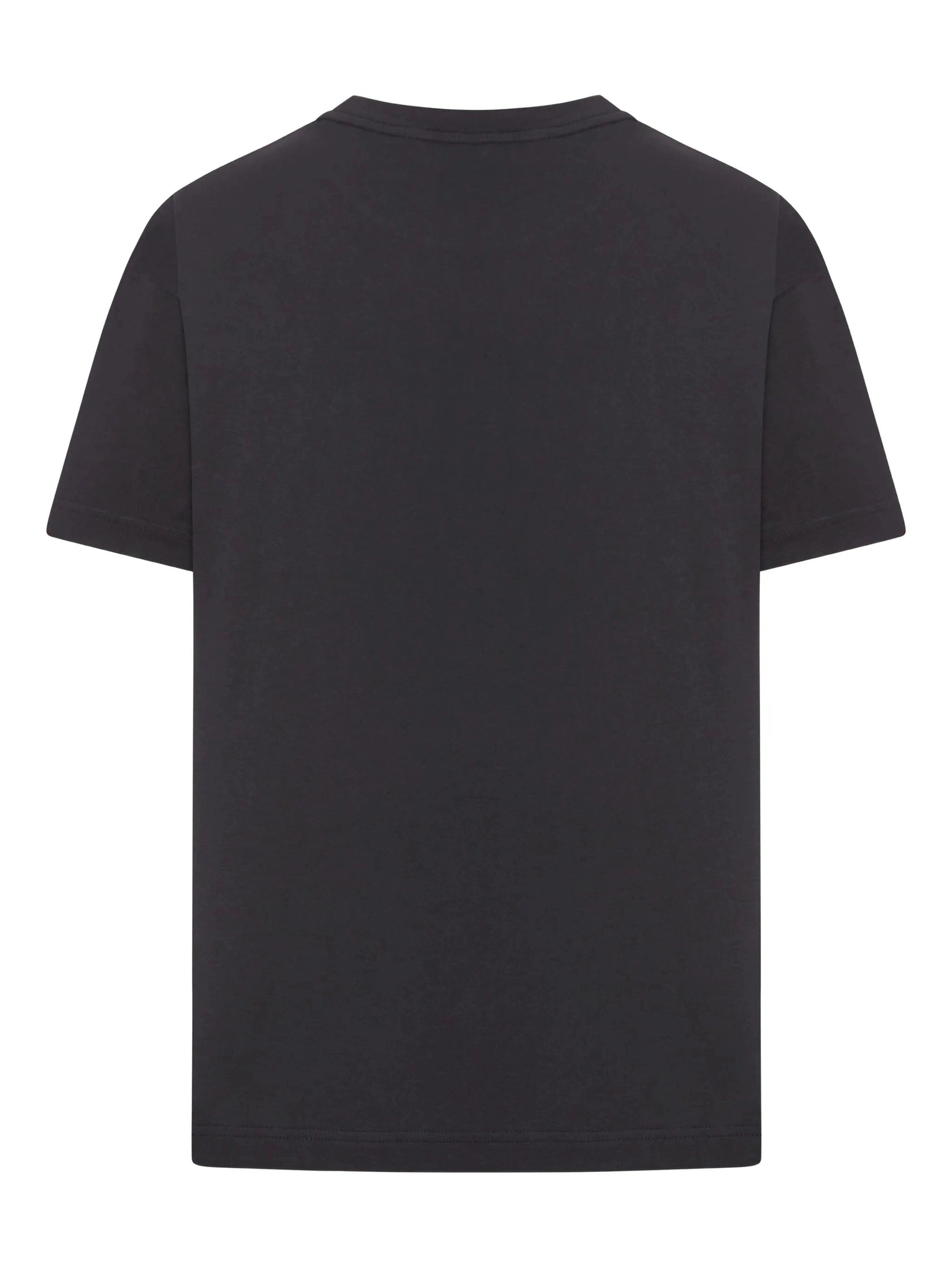 Curved logo reg tee black off white