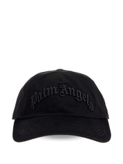 CURVED LOGO TONAL CAP BLACK BLACK