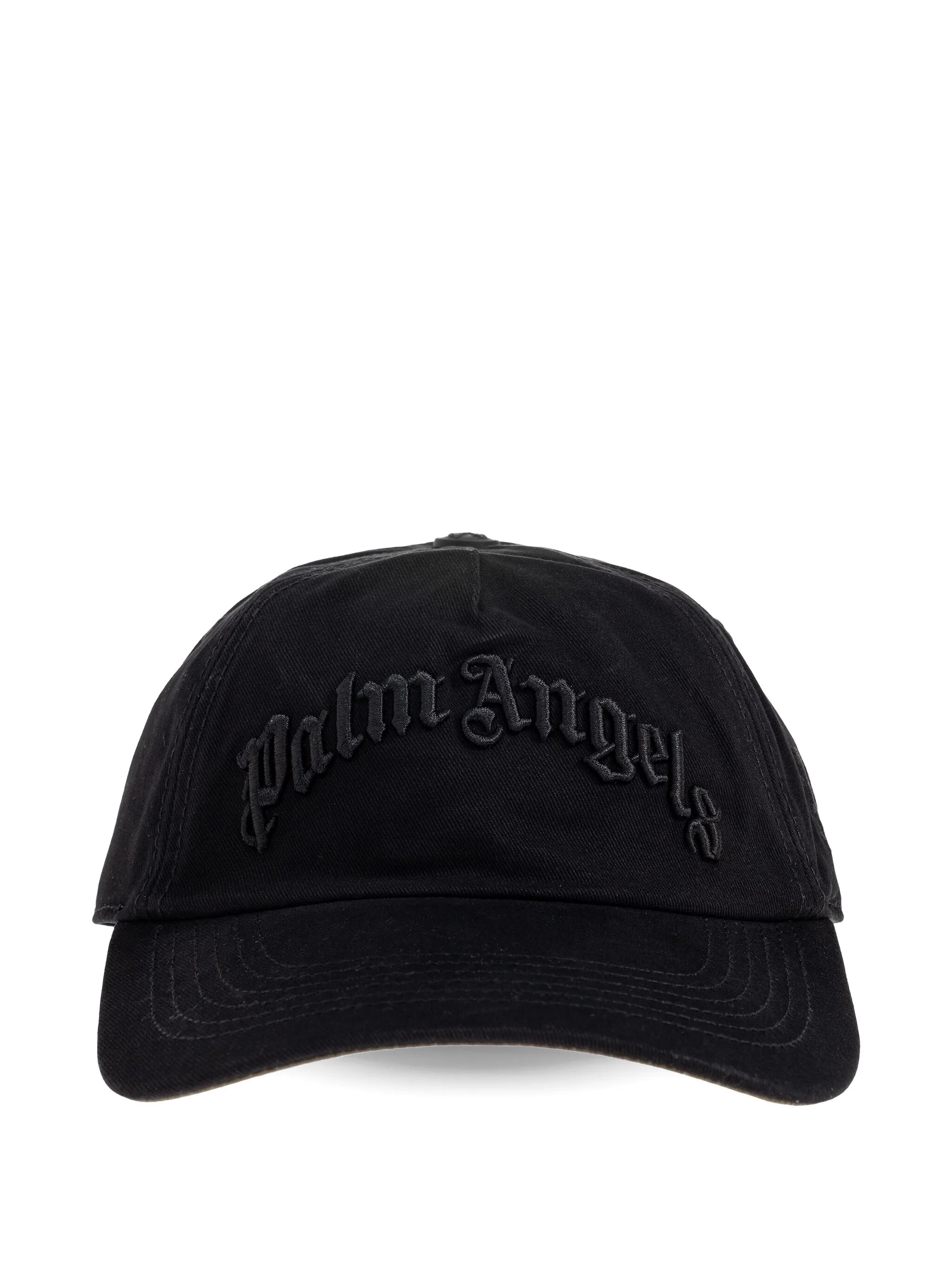 CURVED LOGO TONAL CAP BLACK BLACK
