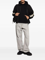 CURVED LOGO TRACK HOODY