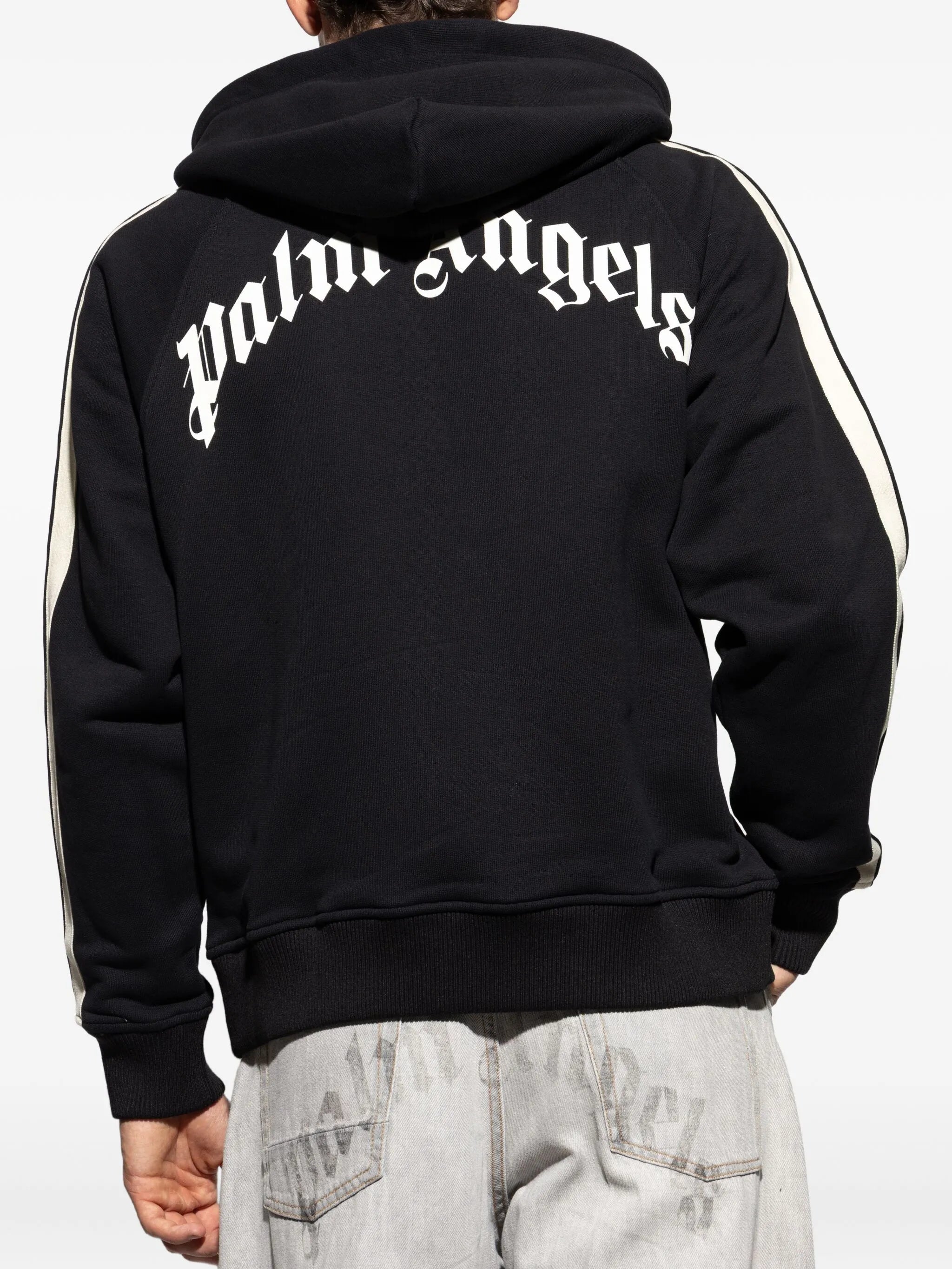 CURVED LOGO TRACK HOODY