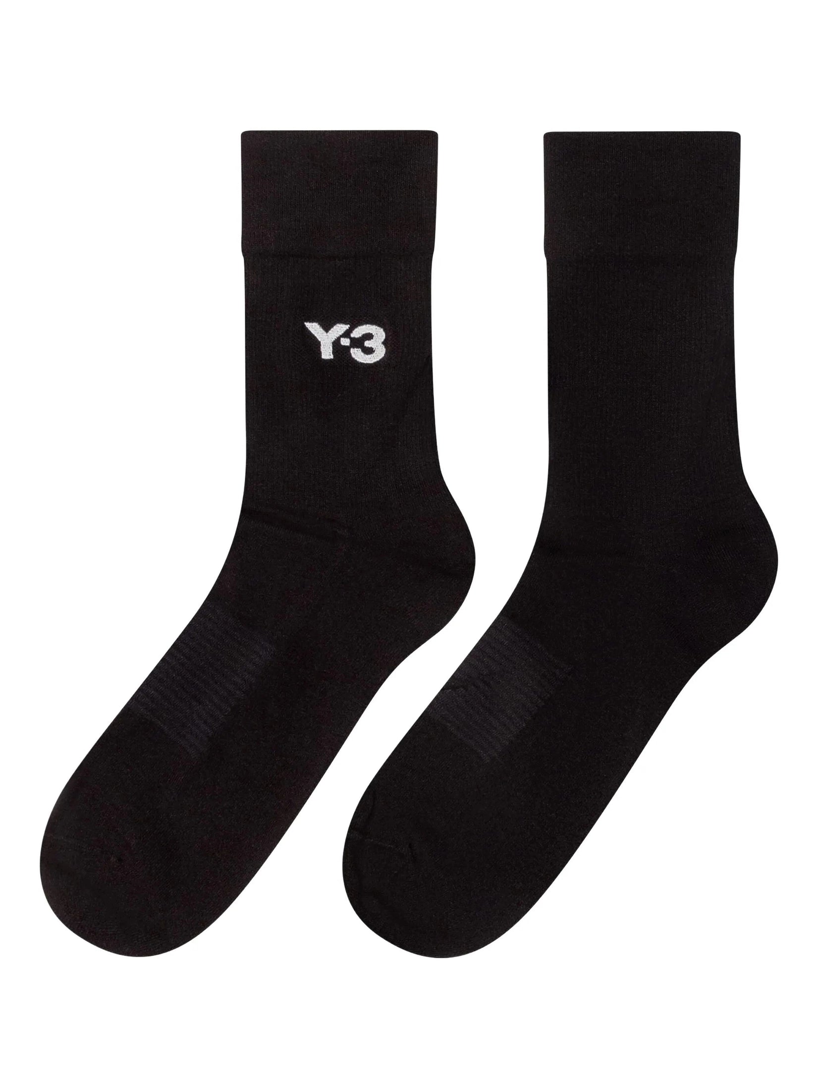 Y-3 cl sock cre black