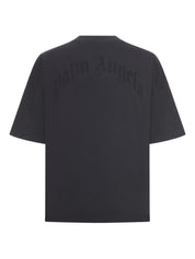 CURVED LOGO LOOSE COLLAR TEE