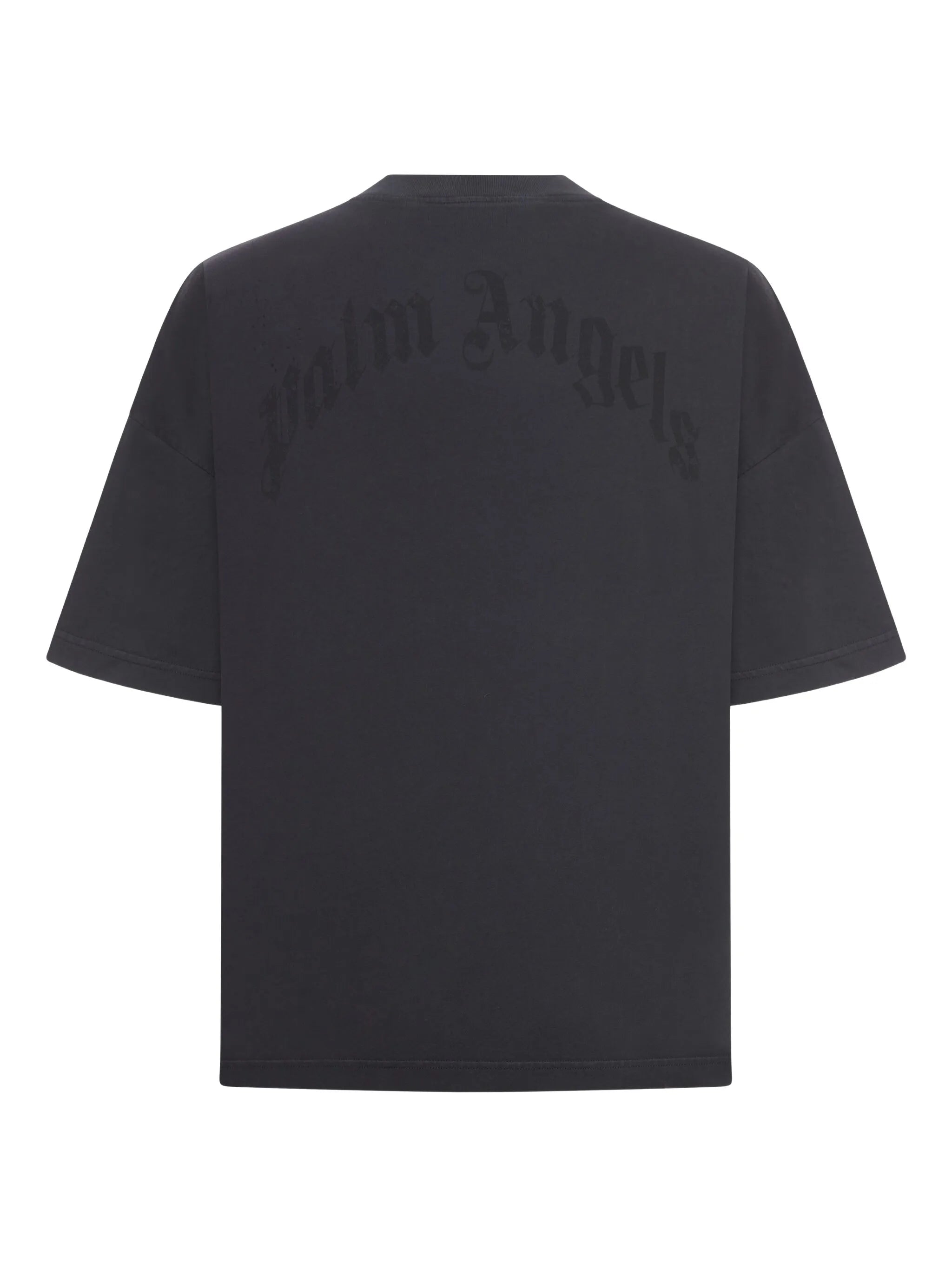 CURVED LOGO LOOSE COLLAR TEE