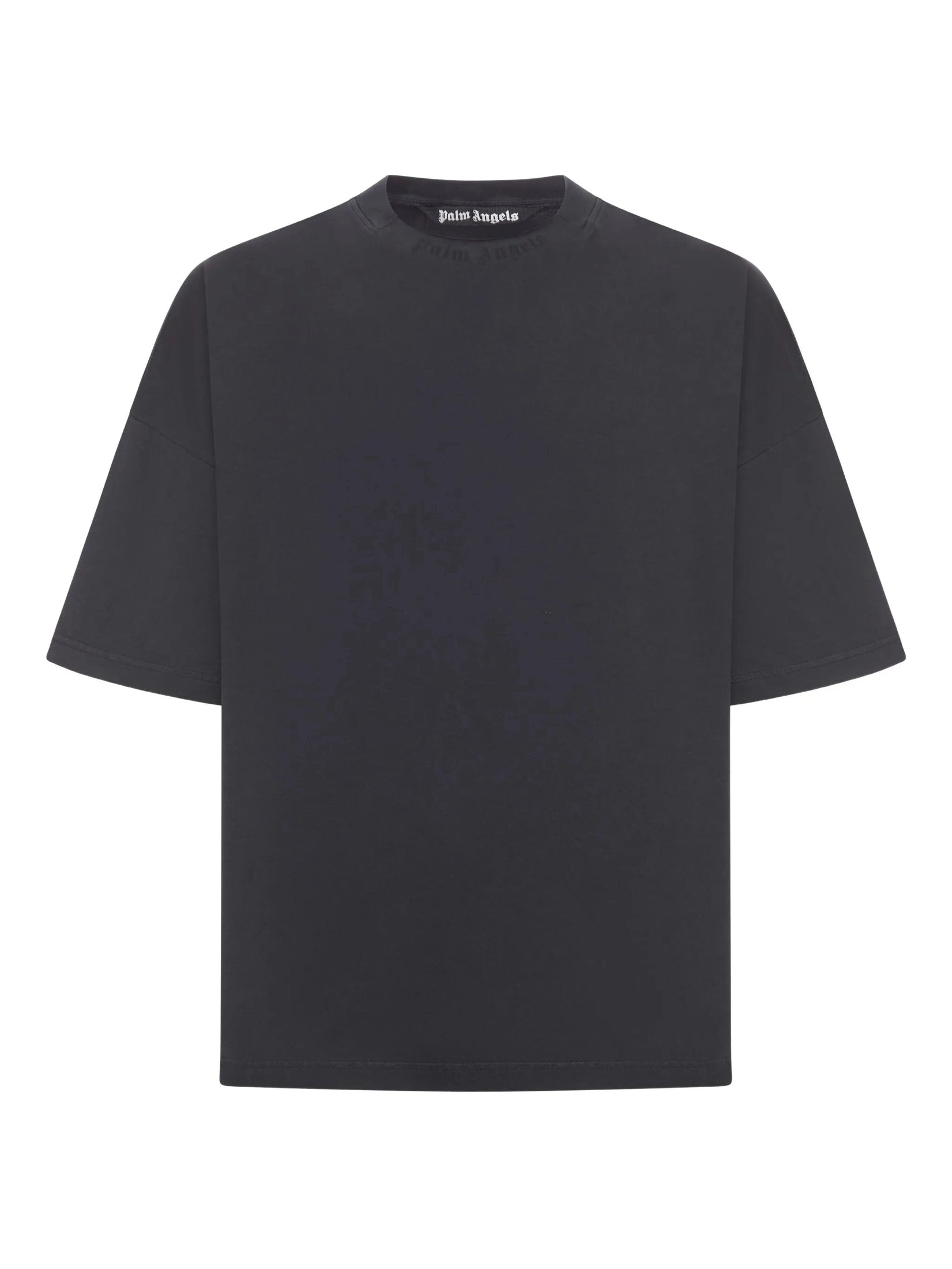 Curved logo loose collar tee