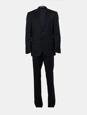 Corneliani drop 7 lined wool suit
