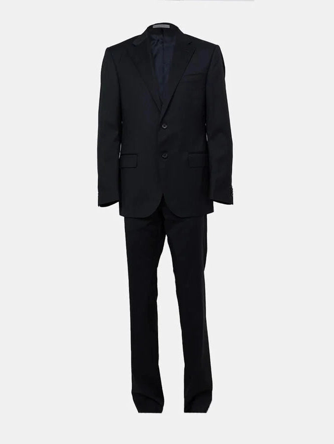 Corneliani drop 7 lined wool suit