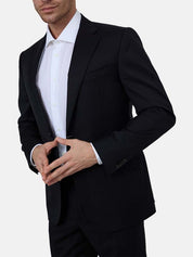 Corneliani drop 7 lined wool suit