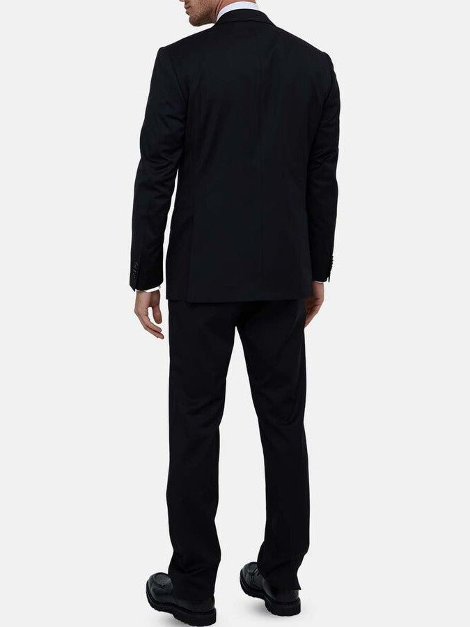 Corneliani drop 7 lined wool suit