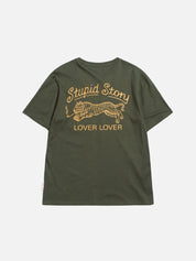 Stupid story tiger basic tee