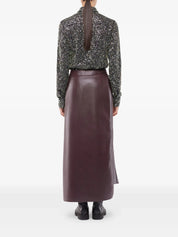 Sequin-Embellished Long-Sleeve Shirt