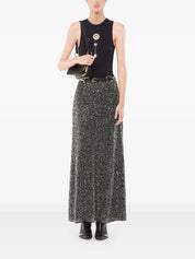 Eyelet-Detail Ribbed Tank Top