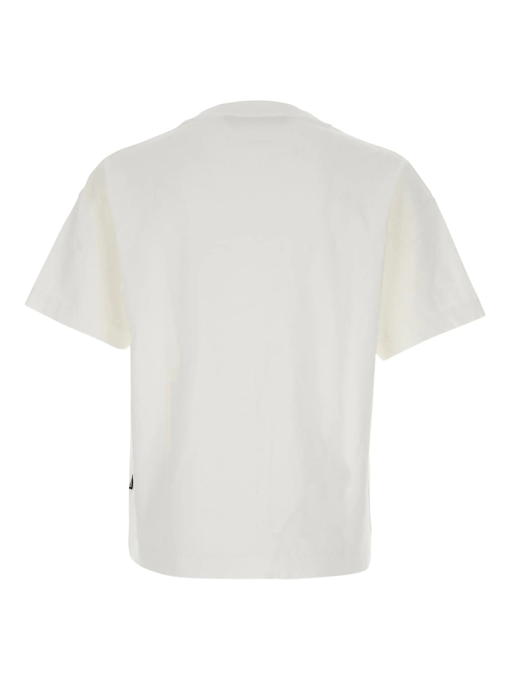 Neck logo reg tee dark grey off white