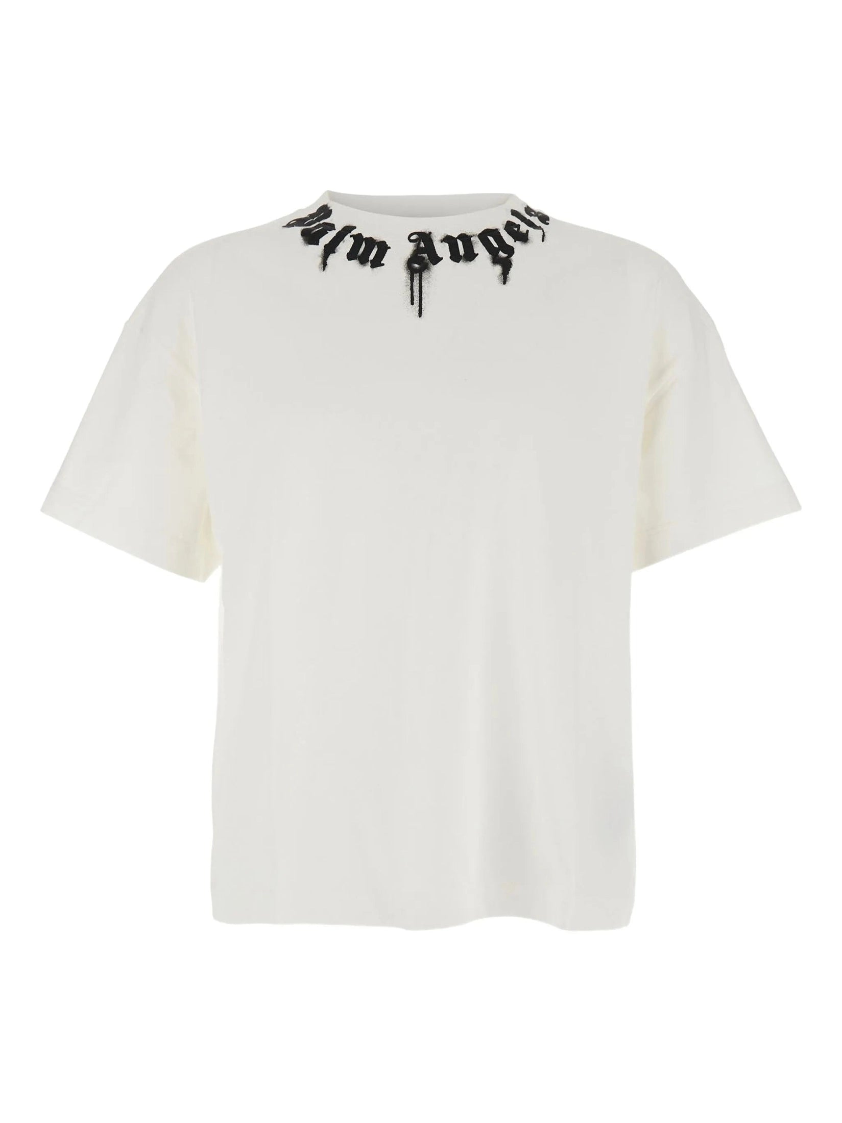 Neck logo reg tee dark grey off white
