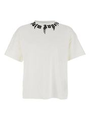 NECK LOGO REG TEE DARK GREY OFF WHITE
