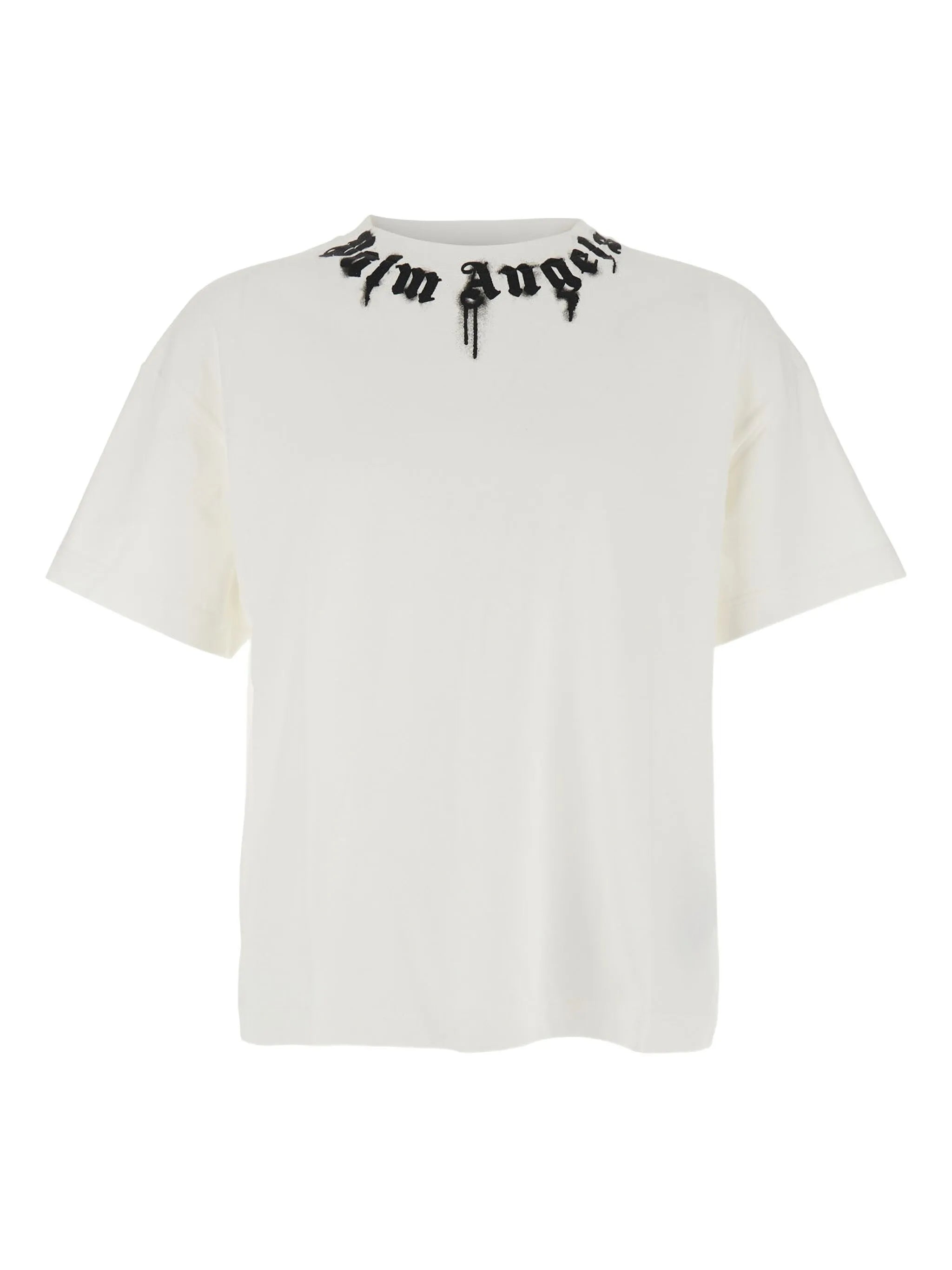 NECK LOGO REG TEE DARK GREY OFF WHITE