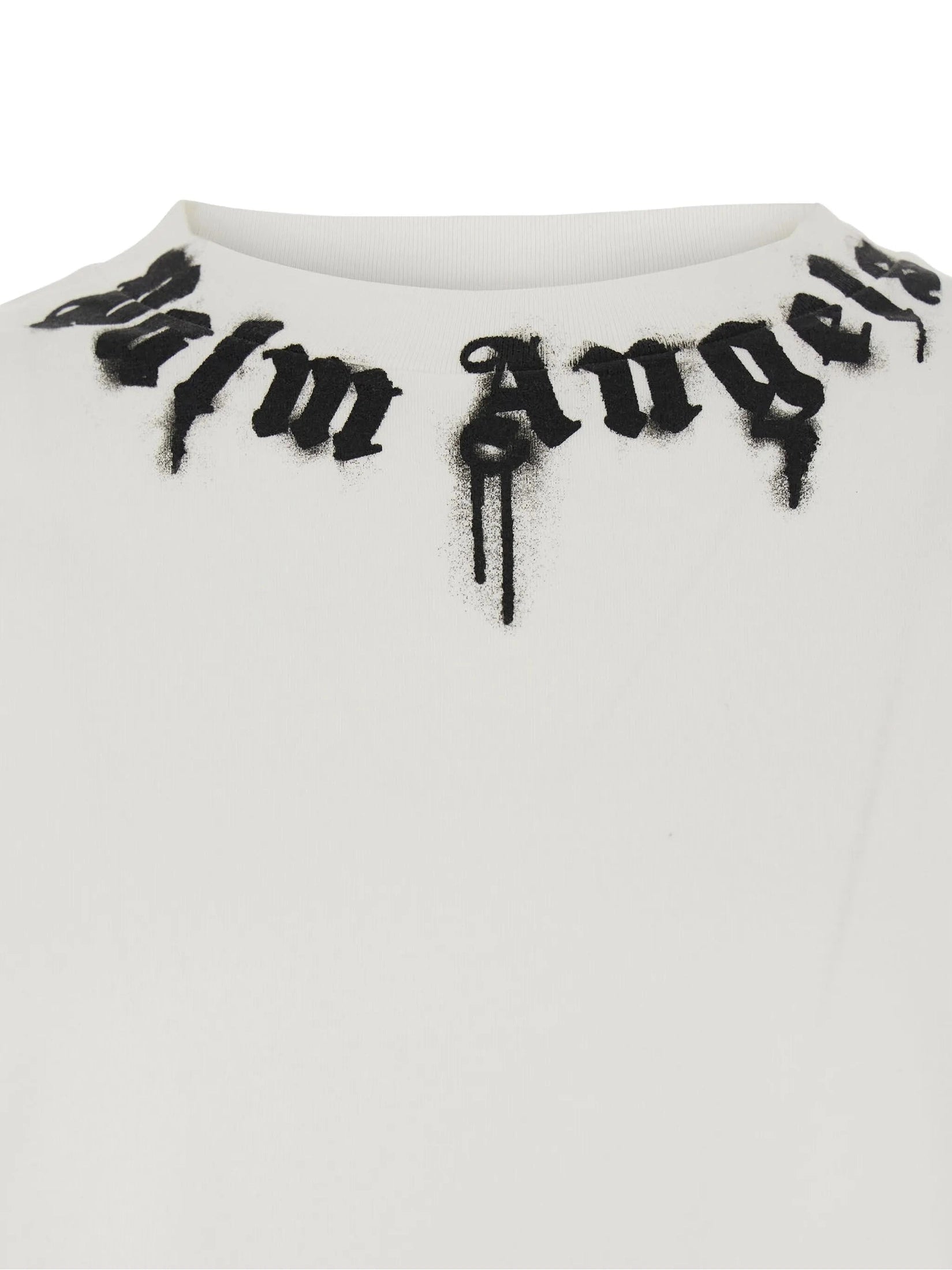 Neck logo reg tee dark grey off white