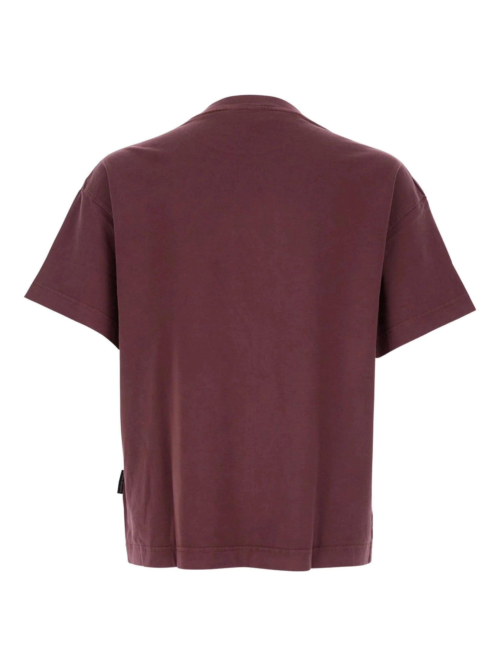 Neck logo reg tee burgundy red