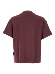 NECK LOGO REG TEE BURGUNDY RED