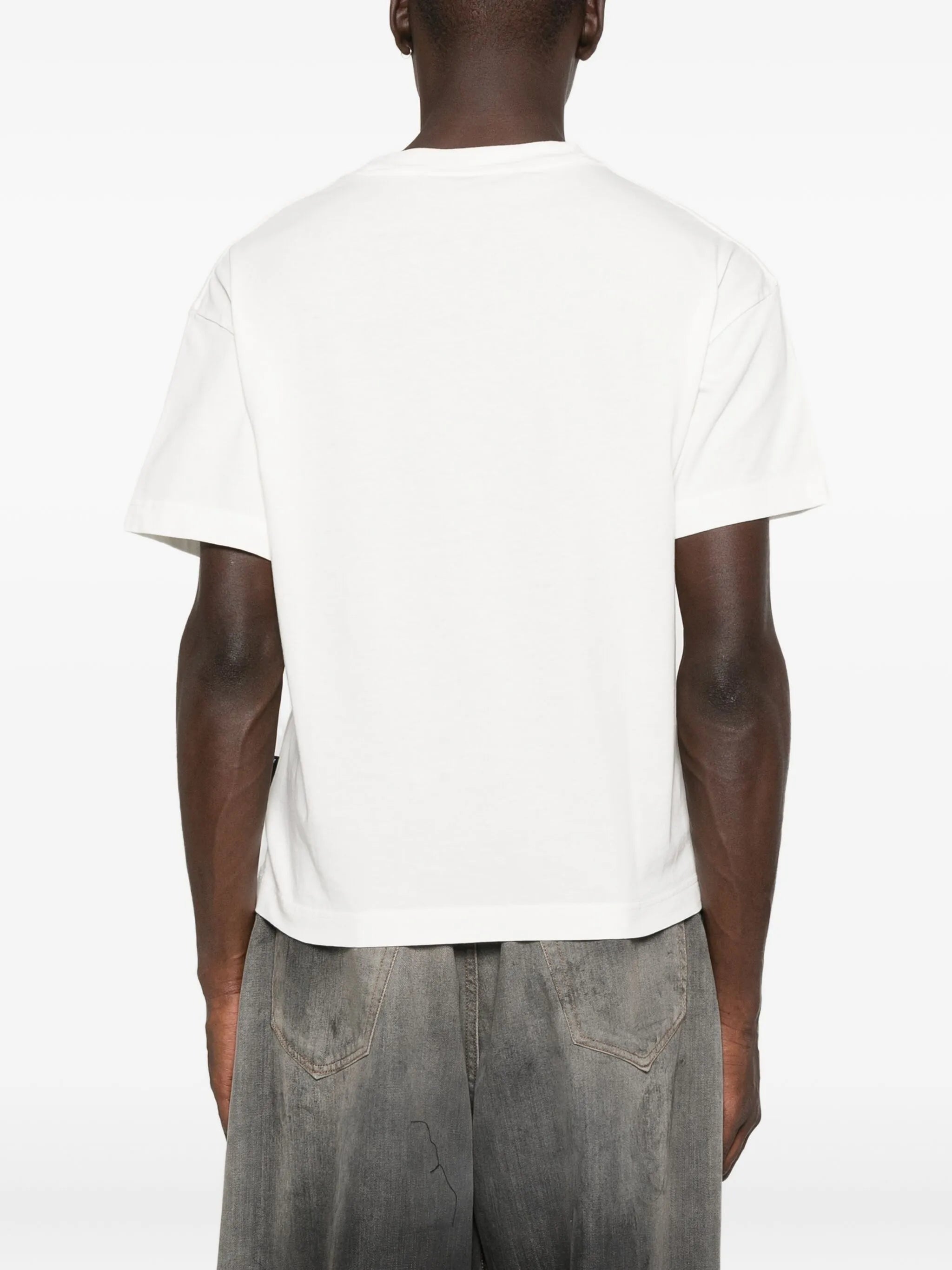 NECK LOGO REG TEE OFF WHITE BLACK