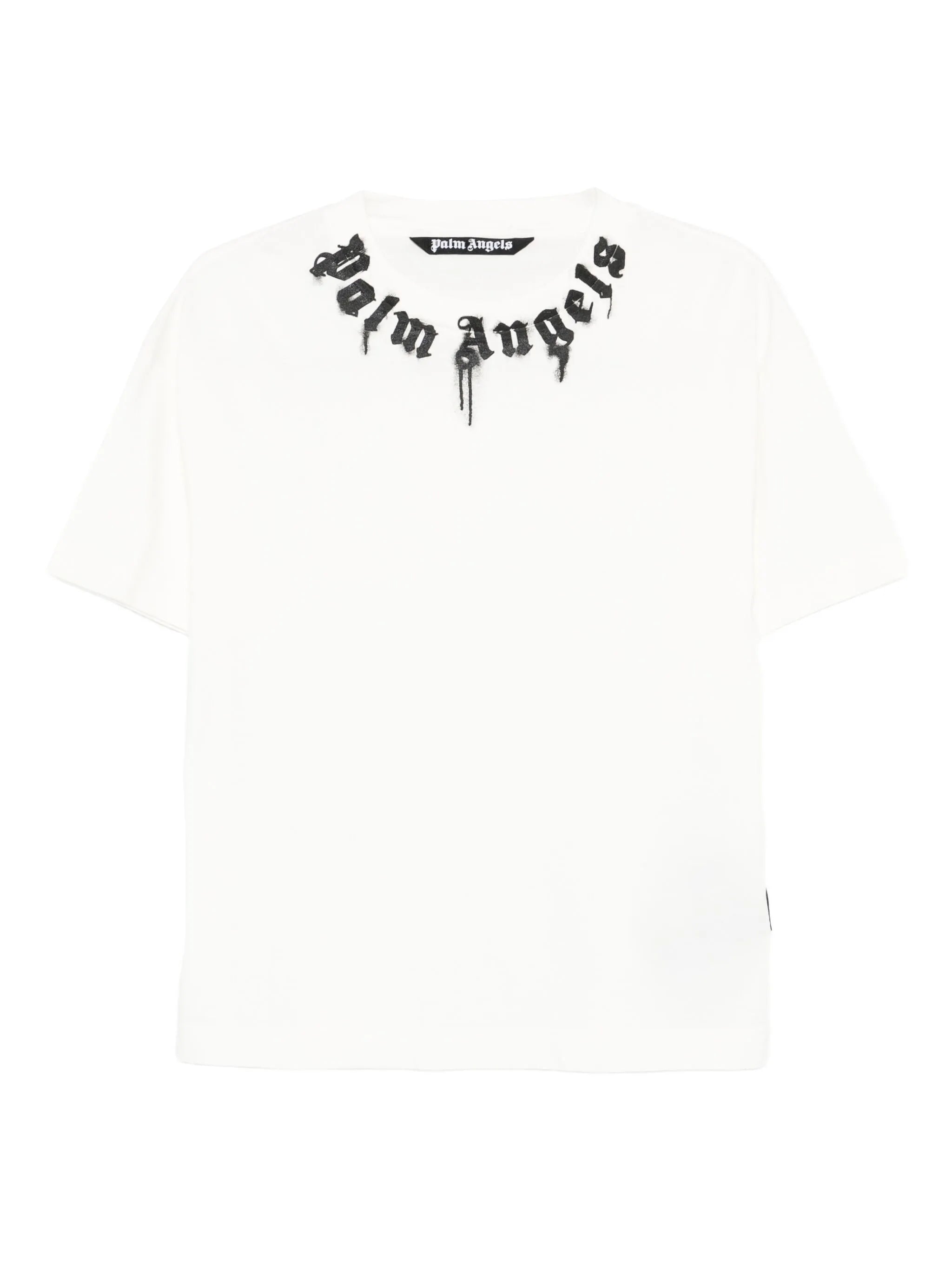 NECK LOGO REG TEE OFF WHITE BLACK