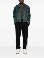 CURVED LOGO TRACK SWEATPANTS BLACK OFF