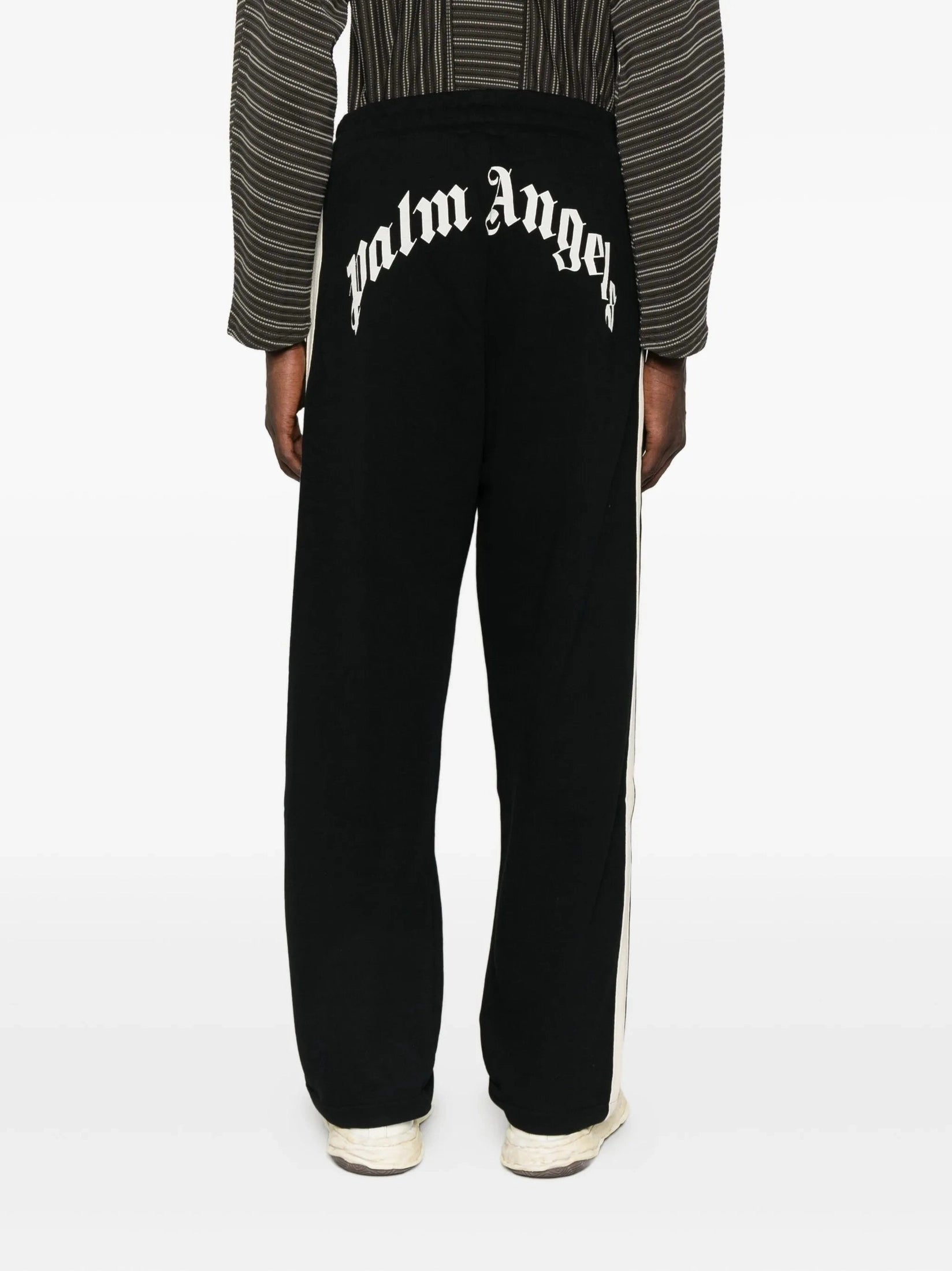 Curved logo track sweatpants black off