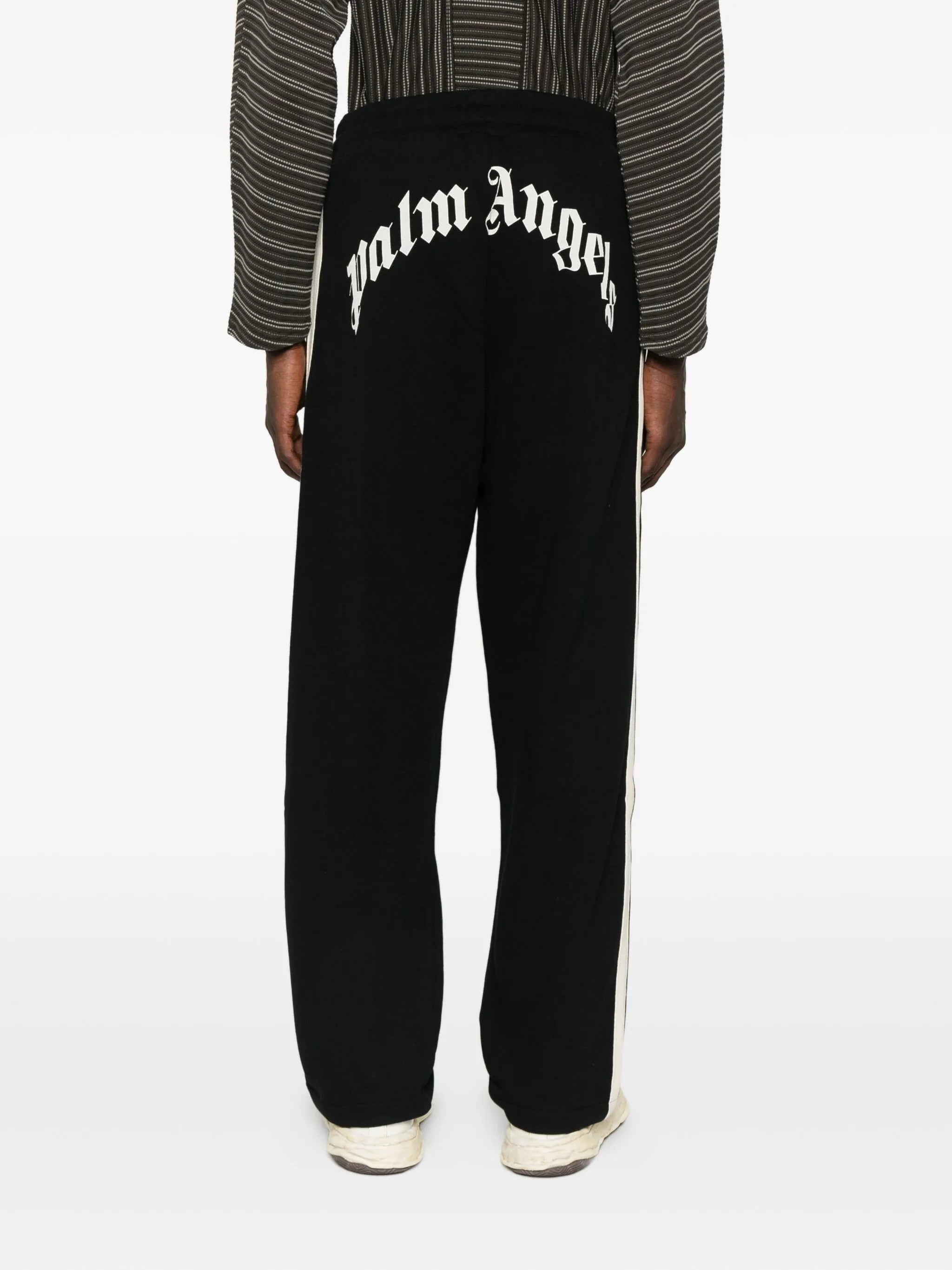 CURVED LOGO TRACK SWEATPANTS BLACK OFF