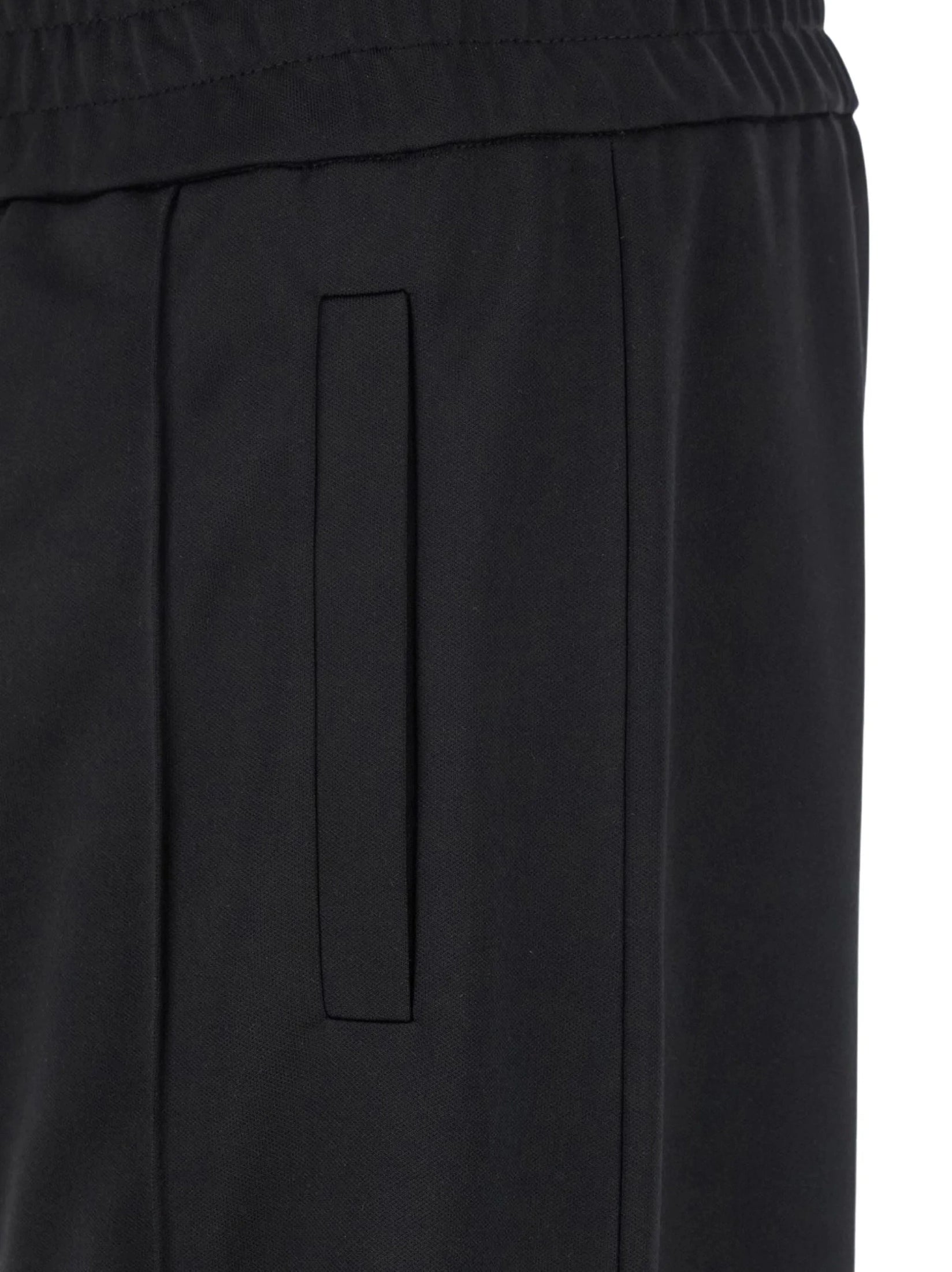 Back curved logo track pants