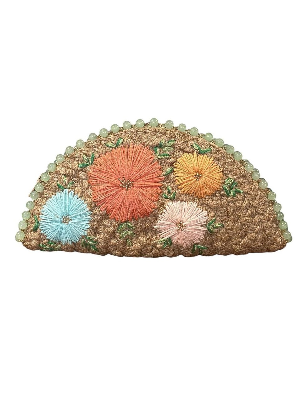 Pastel flower garden clutch pastel flowers